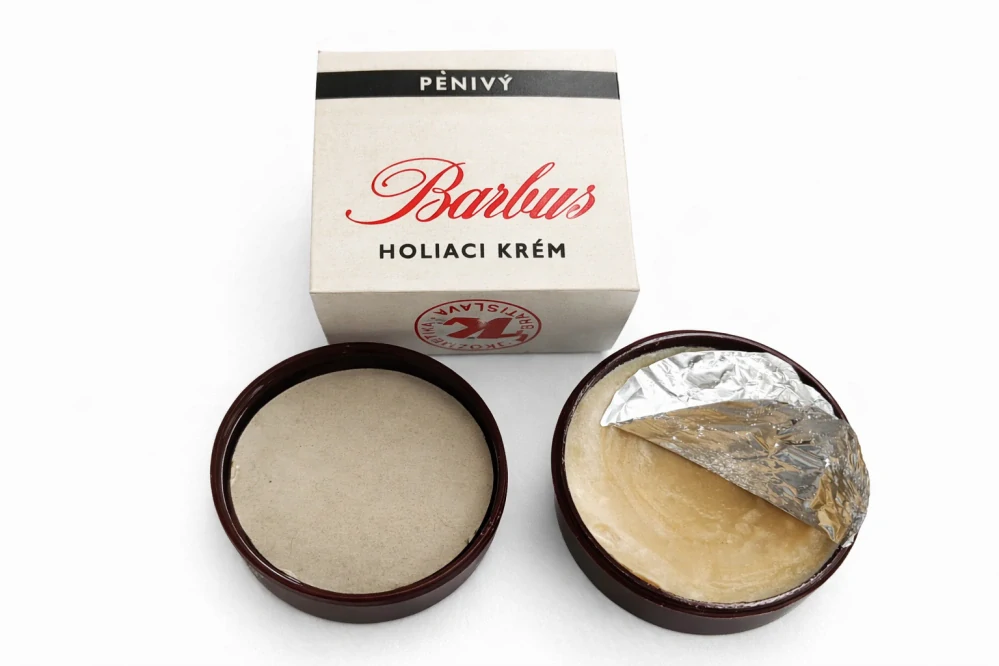 Barbus – Pěnivý holicí krém – Československo