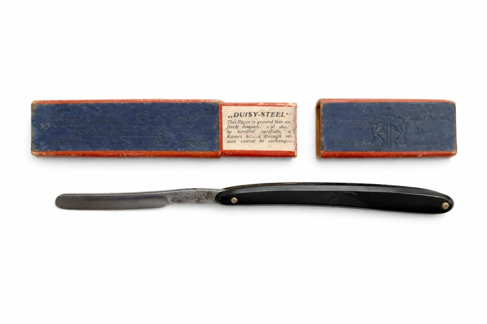 Břitva „Duisy-Steel“ – Hugo Köller, Solingen, model 88/4 (1. polovina 20. století)