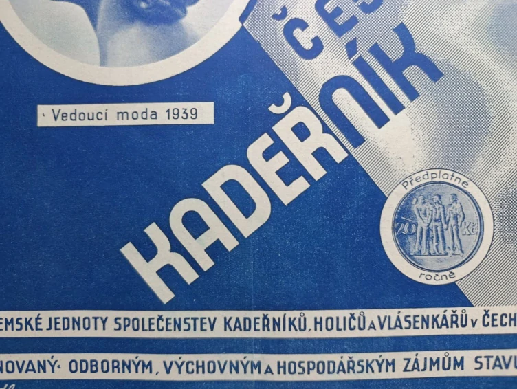Český kadeřník – odborný časopis pro kadeřníky, holiče a vlásenkáře, kompletní ročník 1939