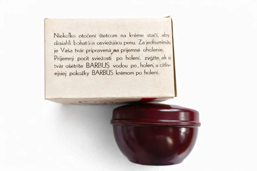 Barbus – Pěnivý holicí krém – Československo