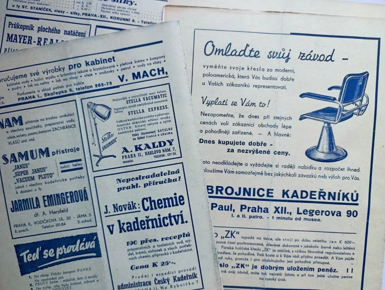 Český kadeřník – odborný časopis pro kadeřníky, holiče a vlásenkáře, kompletní ročník 1939