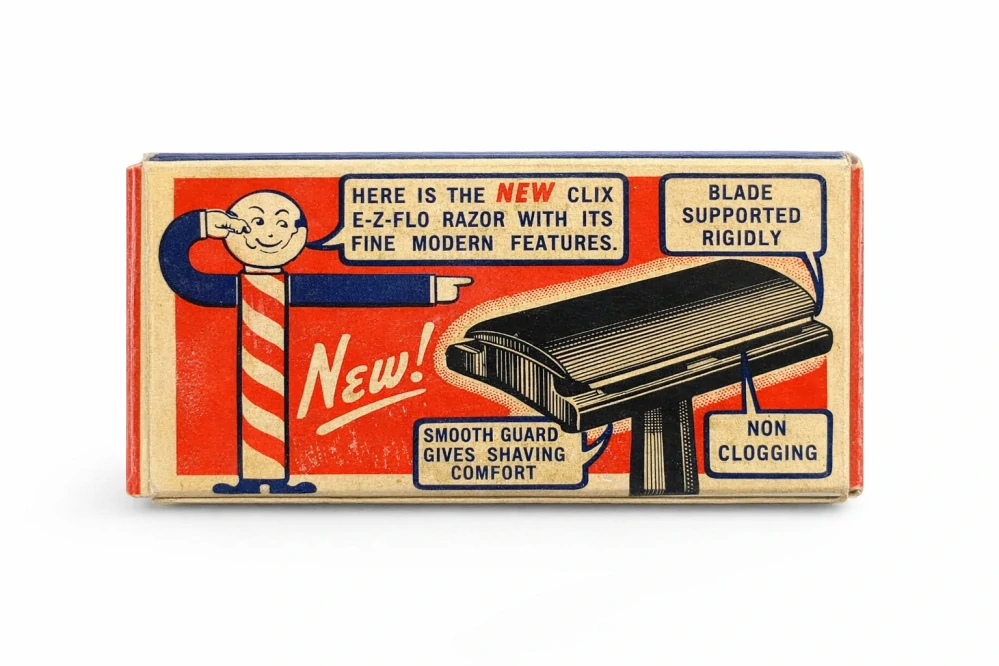 CLIX E-Z-Flo Razor – americký bezpečnostní holicí strojek