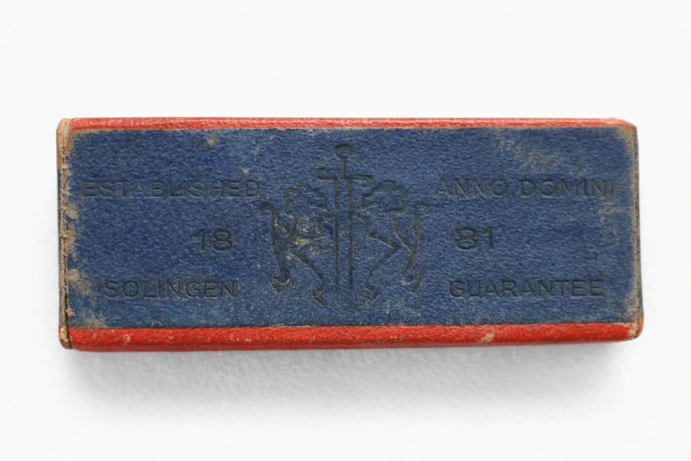 Břitva „Duisy-Steel“ – Hugo Köller, Solingen, model 88/4 (1. polovina 20. století)