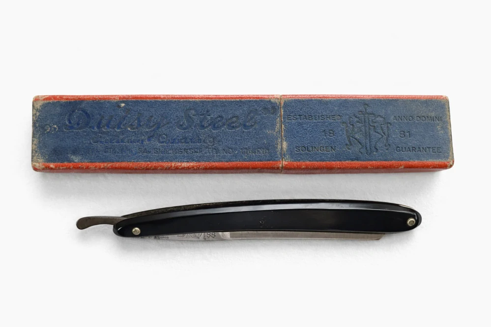 Břitva „Duisy-Steel“ – Hugo Köller, Solingen, model 88/4 (1. polovina 20. století)