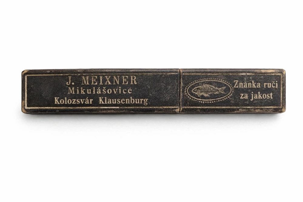 Břitva ze Solingenu pro trh Rakousko-Uherska (cca 1890–1910)