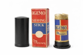 IGEMO – cestovní holicí mýdlo v tyčince (Shaving Stick), Mouson, cca polovina 20. století